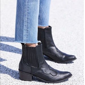 Free People Vegan Leather Cavalier Bootie